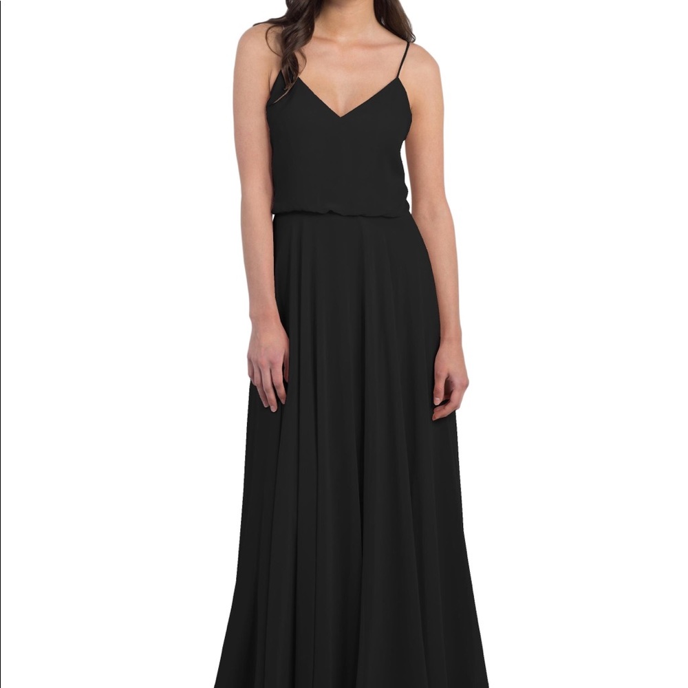 Jenny Yoo inesse Black formal/bridesmaid dress